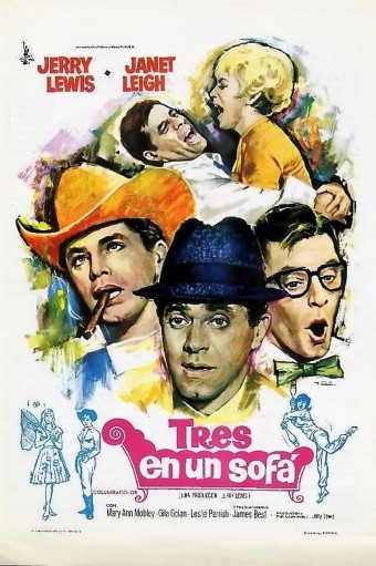 1966 Jerry Lewis - Três em um Sofá (Dublado) - Na Escolha de 10 filmes ou desenhos, o Pen-Drive será grátis...Aproveite!