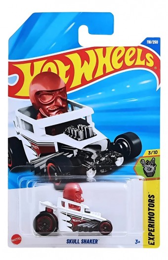 Hot Wheels - SKULL SHAKER BRANCO