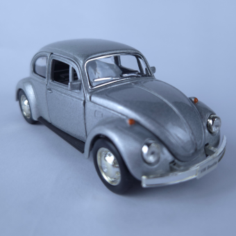 FUSCA 1967 - *CINZA MINIATURA DE FERRO