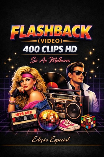 FLASHBACK (VIDEO) 469 CLIPS  HD - Só as Melhores - *PEN-DRIVE 64gb INCLUSO