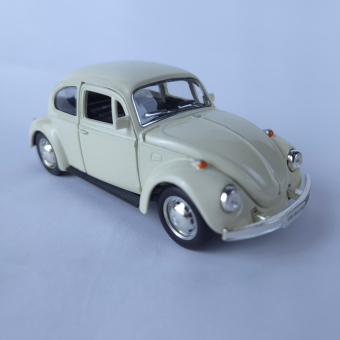 FUSCA 1967 - *BRANCO MINIATURA DE FERRO