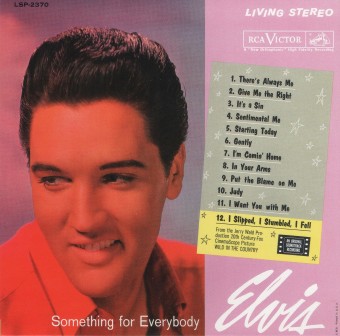 Elvis Presley 1961 - Something for Everybody - Na escolha de 10 álbuns musicais, 10 filmes ou desenhos, o Pen-Drive será grátis...Aproveite!