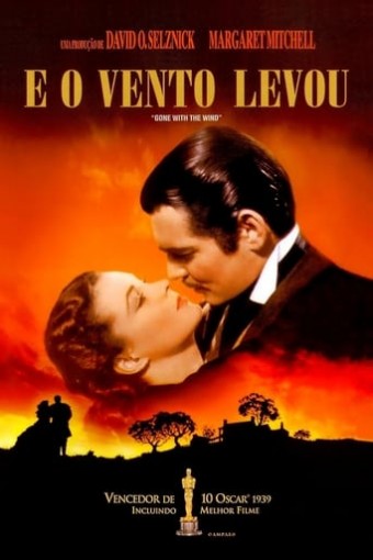 1939 ...E o Vento Levou (Gone With The Wind) (Dublado) - Na Escolha de 10 filmes ou desenhos, o Pen-Drive será grátis...Aproveite!