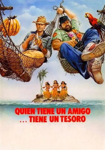 1981 Bud Spencer & Terence Hill - Quem Encontra um Amigo, Encontra um Tesouro (Dublado) - Na Escolha de 10 filmes o Pen-Drive será grátis..