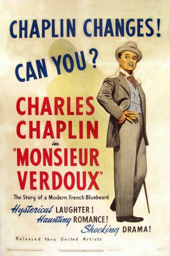 1947 Monsieur Verdoux (Charlie Chaplin) - Na Escolha de 10 filmes ou desenhos, o Pen-Drive será grátis...Aproveite!