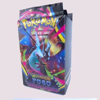 JOGO DE CARTAS POKÉMON - *MEGAEVOLUÇÃO FOGO FANTASMAGORICO