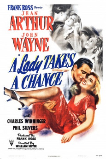 1943 John Wayne - Arrisca-te, Mulher! (A Lady Takes a Chance) (Legendado) - Na Escolha de 10 filmes ou desenhos, o Pen-Drive será grátis...Aproveite!